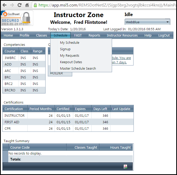 IZ-Menu-Schedule