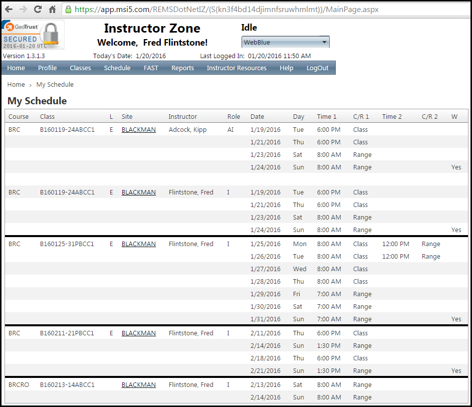 MySchedule